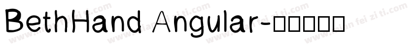 BethHand Angular字体转换